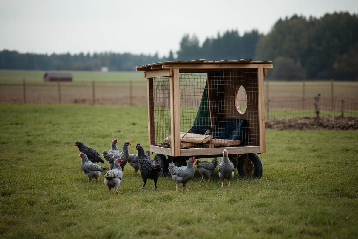Chicken Tractors: How We Move Birds Across the Pasture